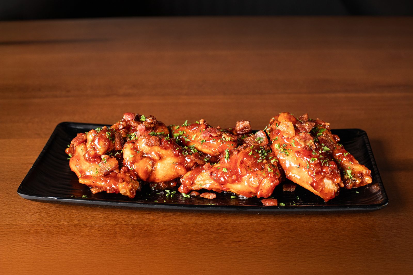Glazed wings